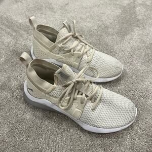 Puma Emergence Cosmic Lace Up Running‎ Sneaker Womens White Size 8